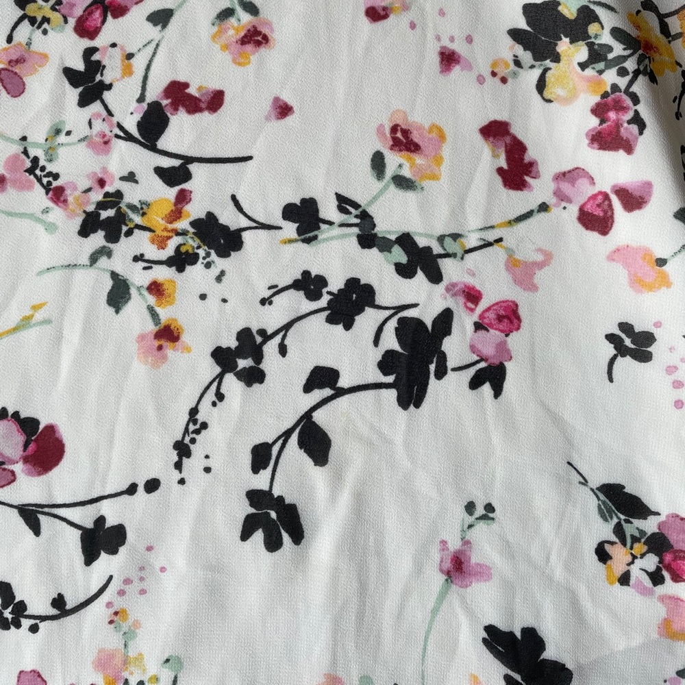 Sam Edelman Floral V-neck Mini Dress - Picture 9 of 10